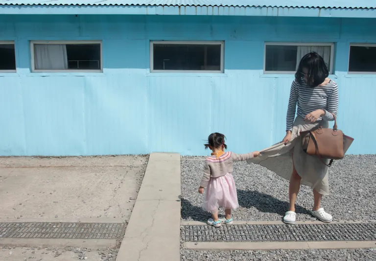 Lõuna-Korea Namyangju filmistuudio alal saab jäljendada kahe Korea liidri kohtumist