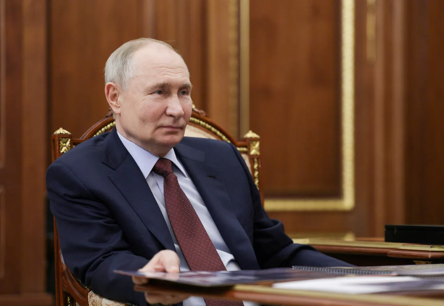 Российский диктатор Владимир Путин