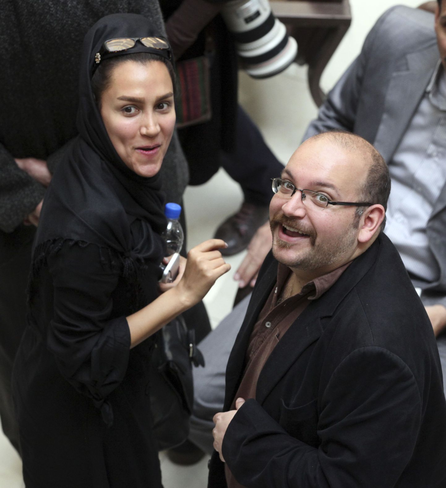 Jason Rezaian ja ta naine Yeganeh Salehi