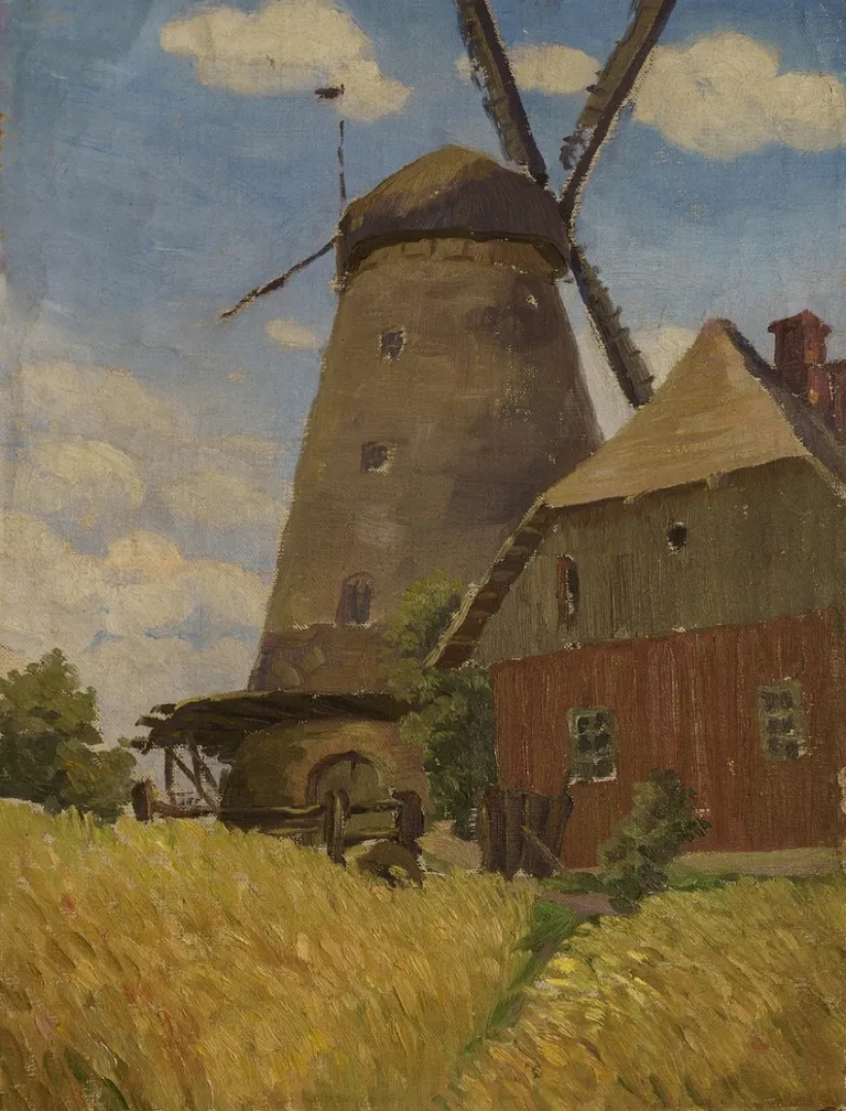 Jānis Sudmalis, “Vēja dzirnavas Kurzemē”. 1925