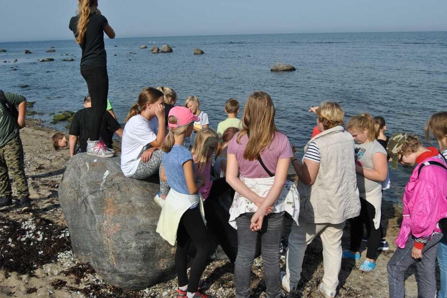 Pärnu-Jaagupi põhikooli õpilased tutvusid sellega, mida meri meile pakub.