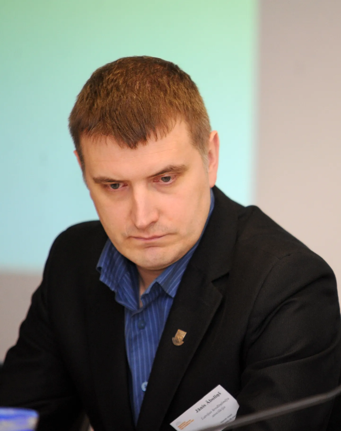Bijušais Lielvārdes mērs Jānis Āboliņš.