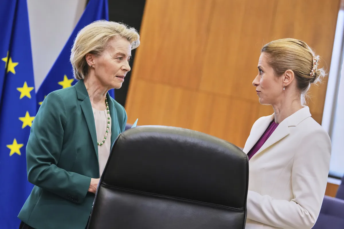 Ursula von der Leyen and Kaja Kallas
