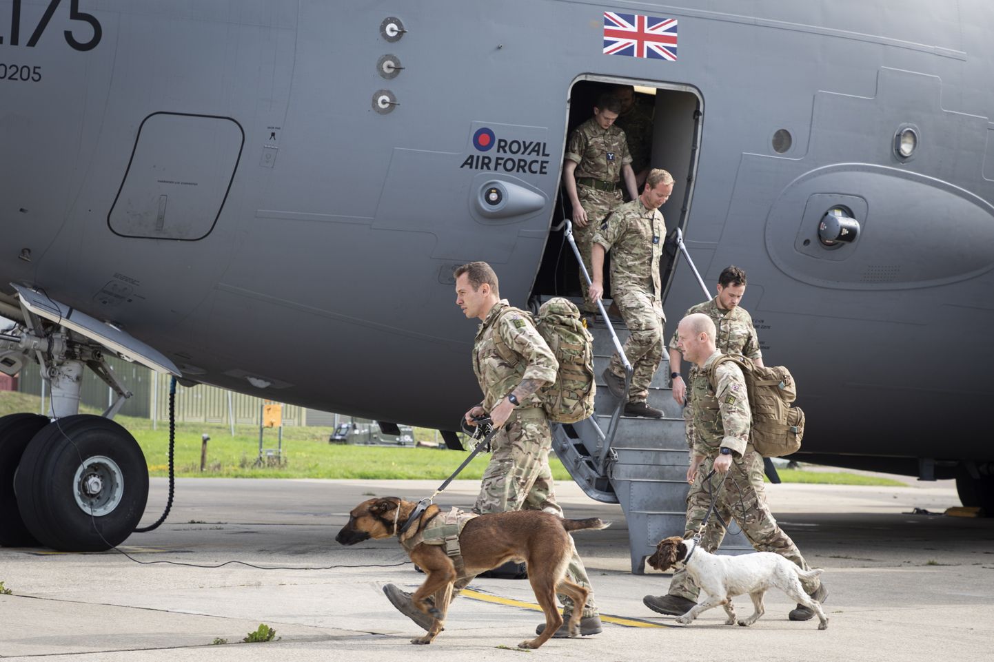 Briti sõjaväelased naasmas Afganistanist. Foto on illustratiivne.