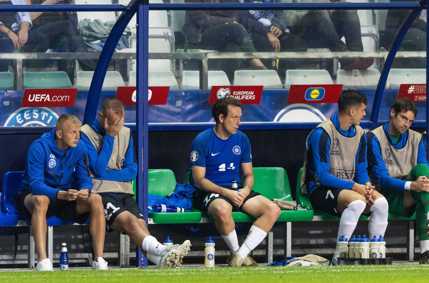 Итог сборной Эстонии по результатам последних трех матчей 0:13.