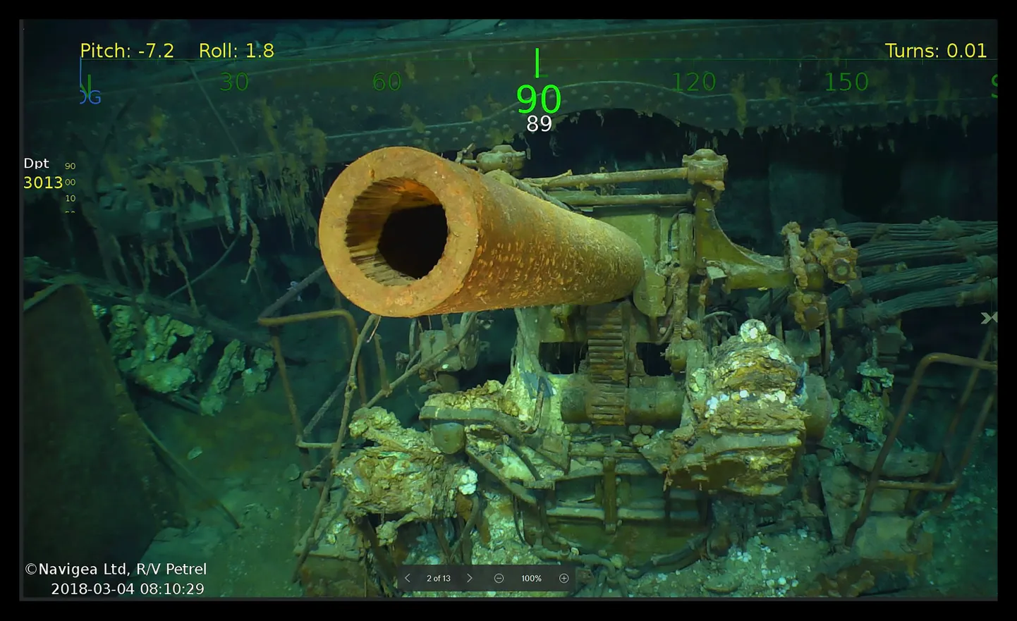 Lennukikandja USS Lexington uppus 8. mail 1942 Korallimeres