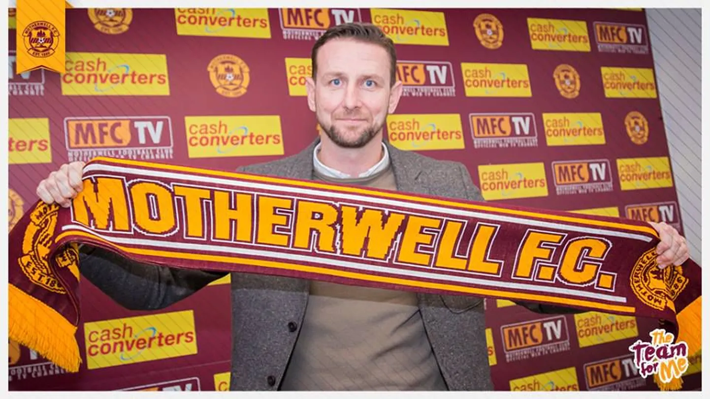 Motherwelli uus peatreener Ian Baraclough.