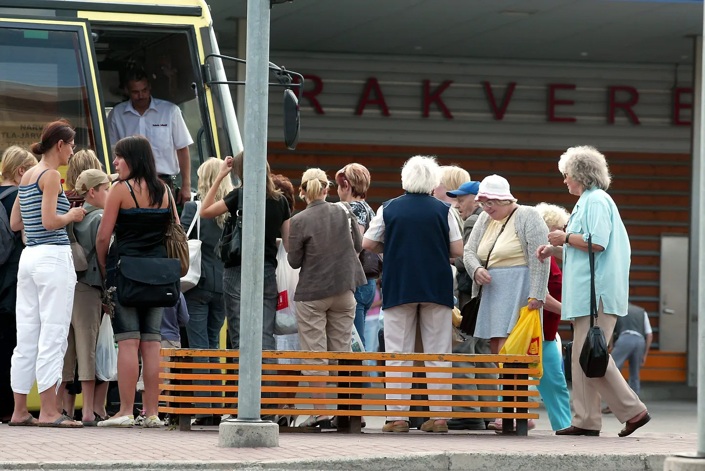 Rakvere bussijaam.