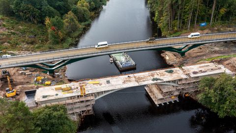 GALERII ⟩ Luidrikuks jäänud Sindi-Lodja sild hakkab õige pea taas vormi võtma ja novembris saab sealt juba üle kõndida