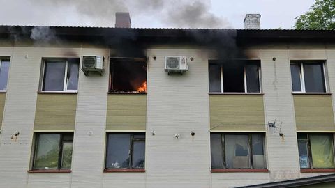 FOTO ⟩ Alutaguse vallas hukkus tulekahjus inimene