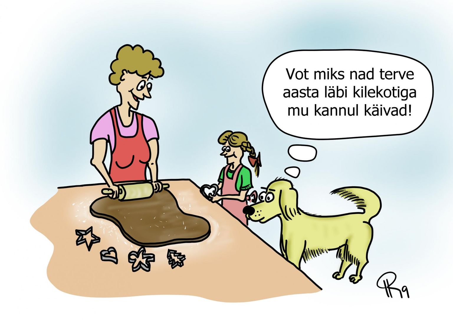 Nädala karikatuur "Piparkoogitegu".