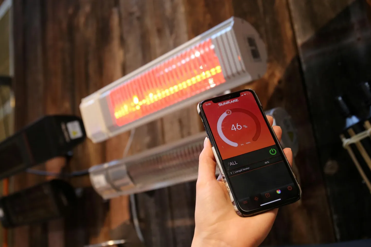 Üle Bluetoothi juhitav infrapuna soojuskiirgur.
