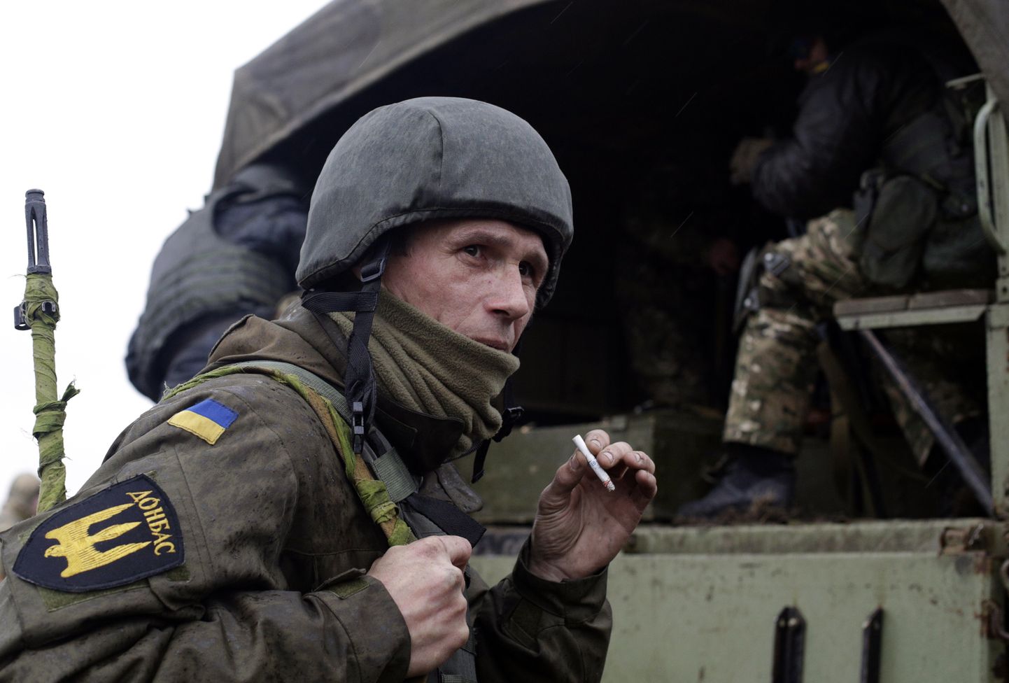 Donbassi pataljoni sõdur.