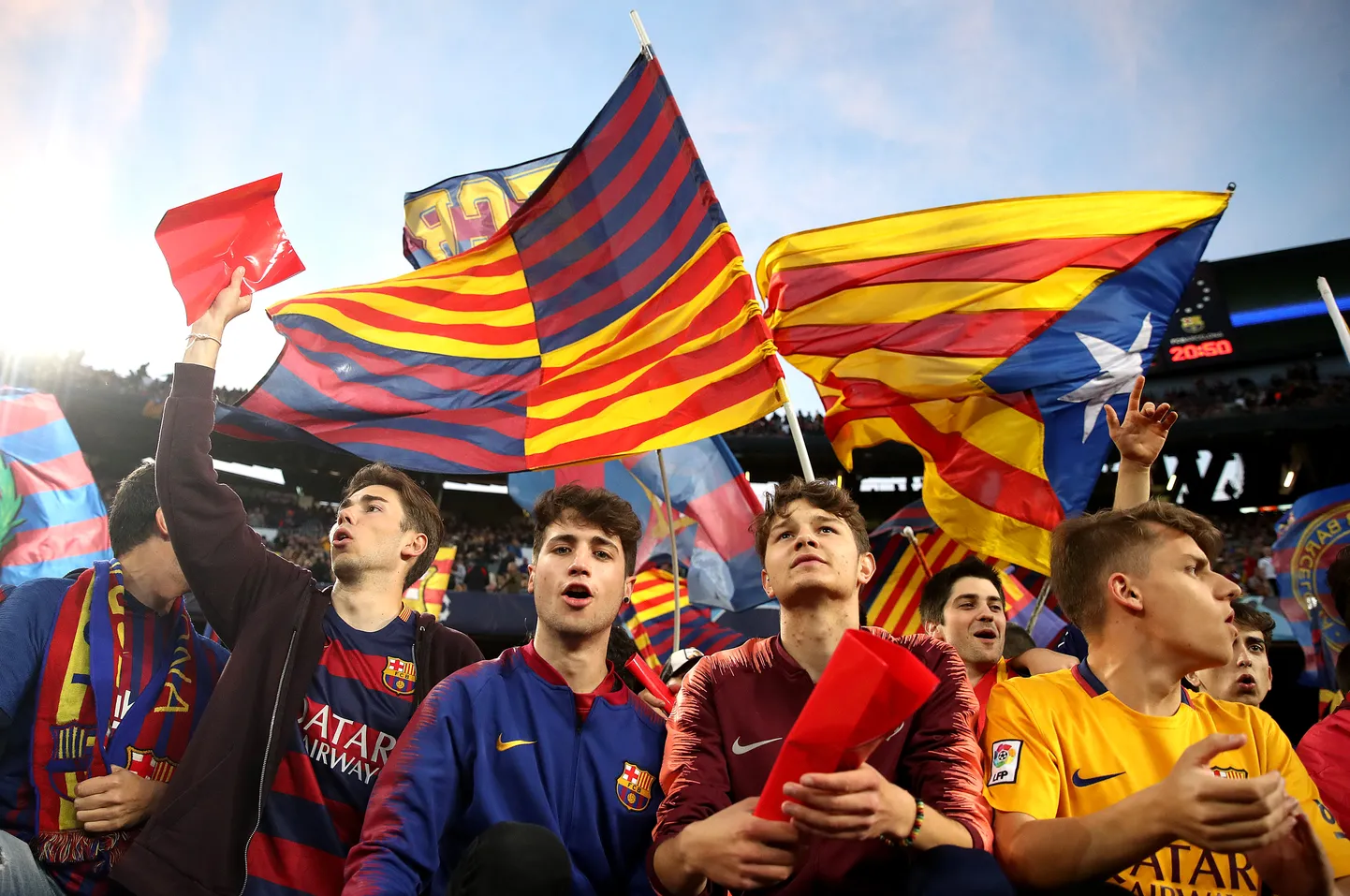 Barcelona fännid. Pilt on illustratiivne.
