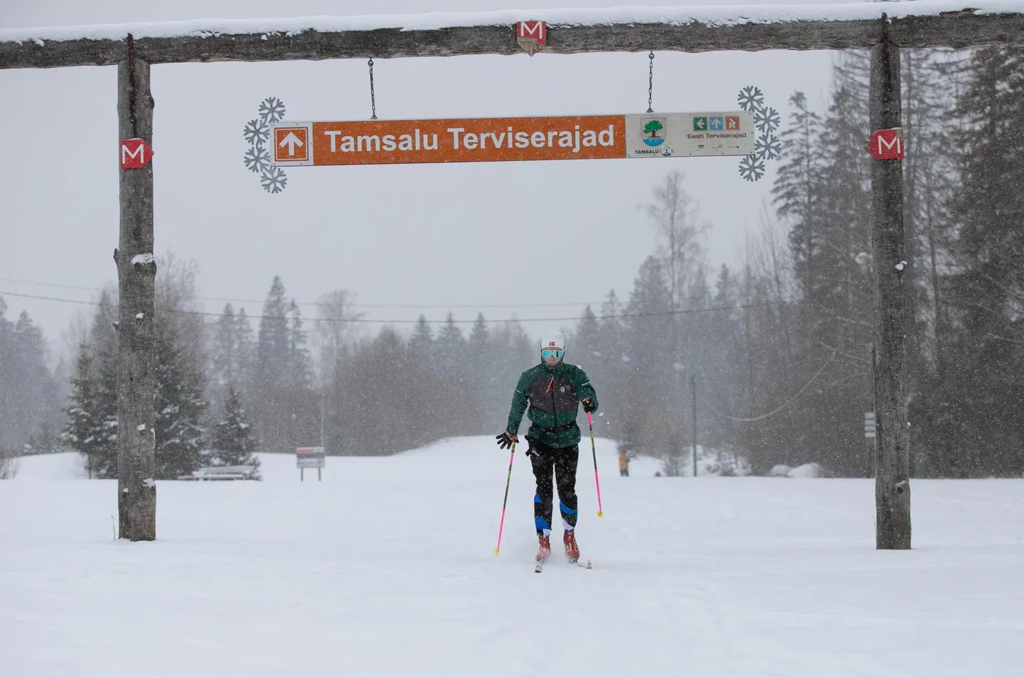 Neeruti maraton jäi küll ära, aga noorsportlane Karl Kasekamp kasutas päeva trenni tegemiseks.