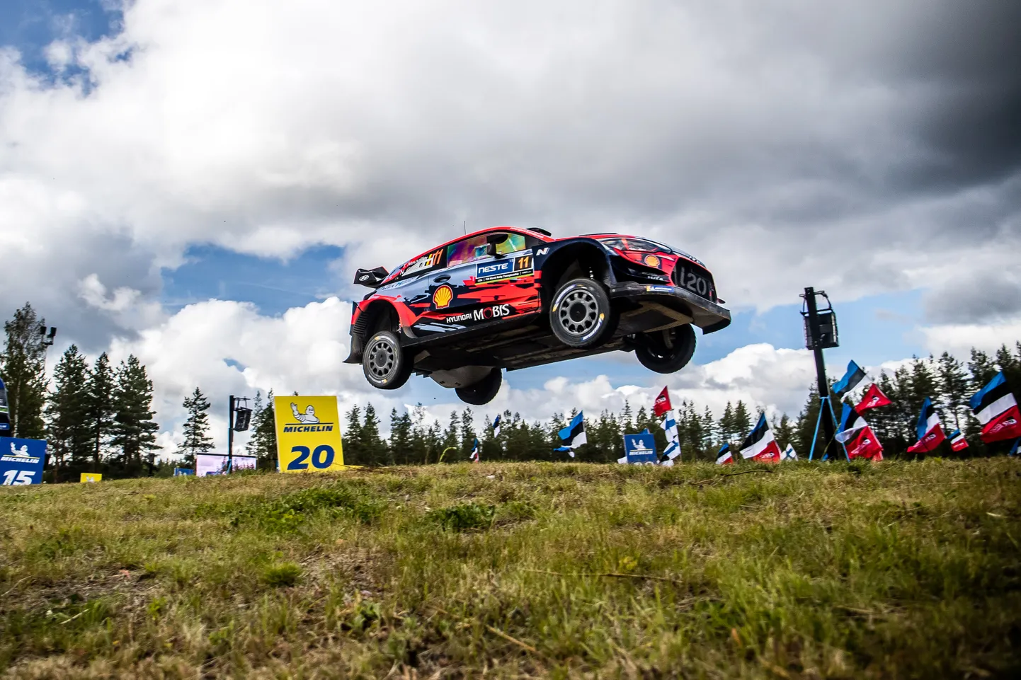 Thierry Neuville 2019. aasta Soome rallil.