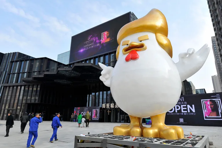 Donald Trumpi meenutav kukekuju