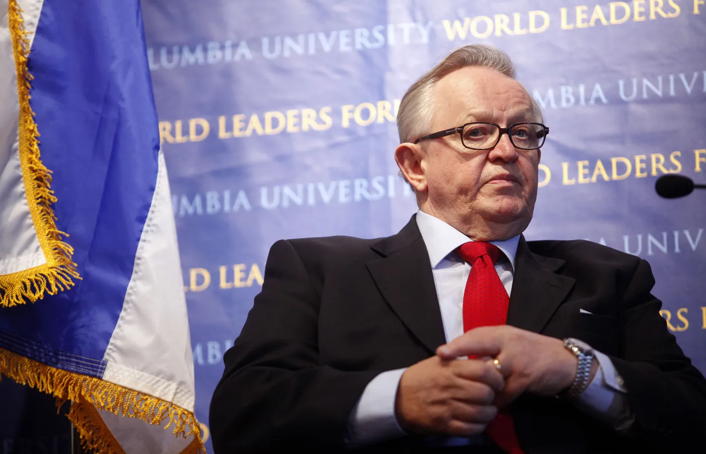 Martti Ahtisaari.