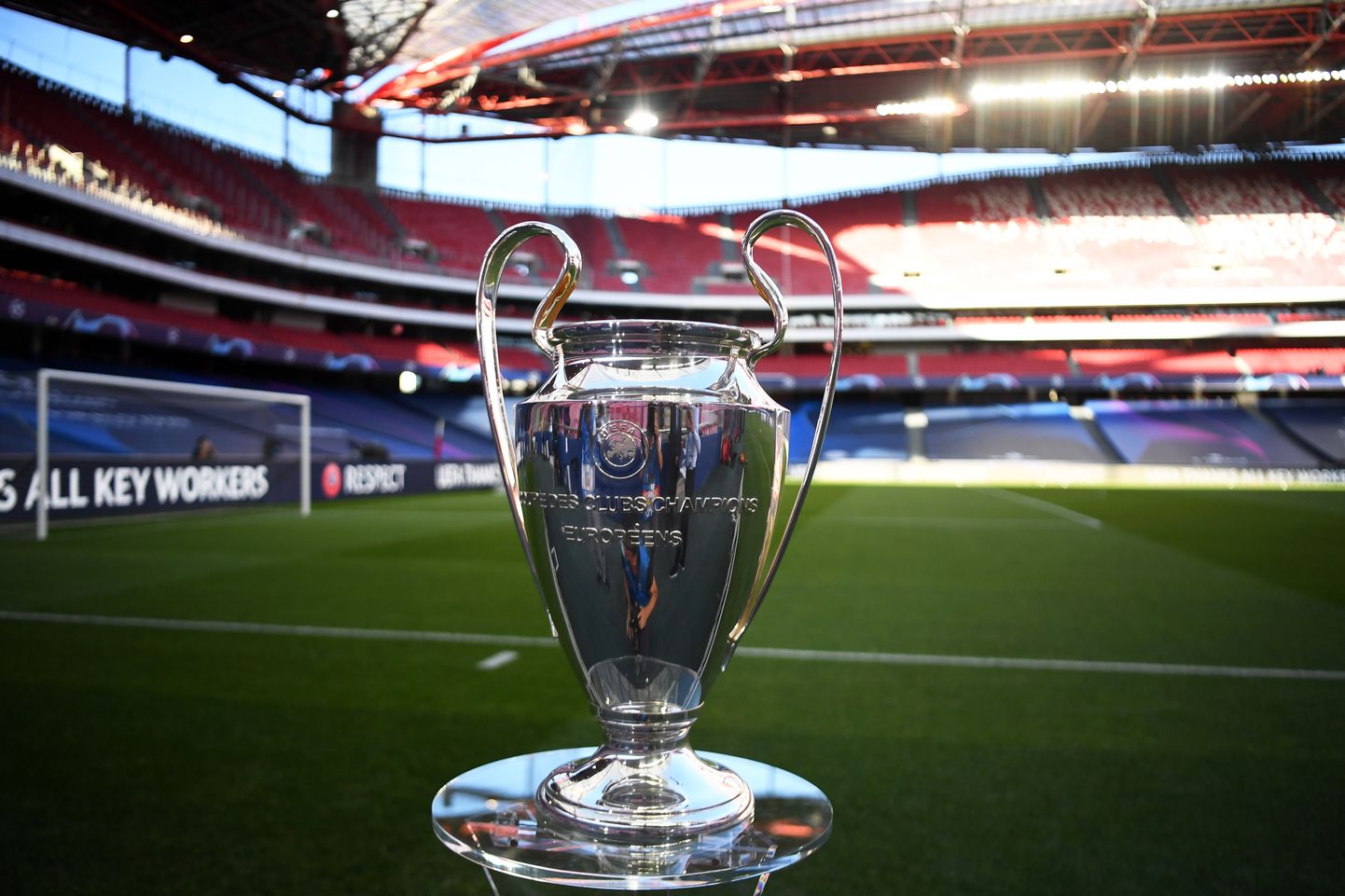 UEFA Čempionu līgas trofeja.