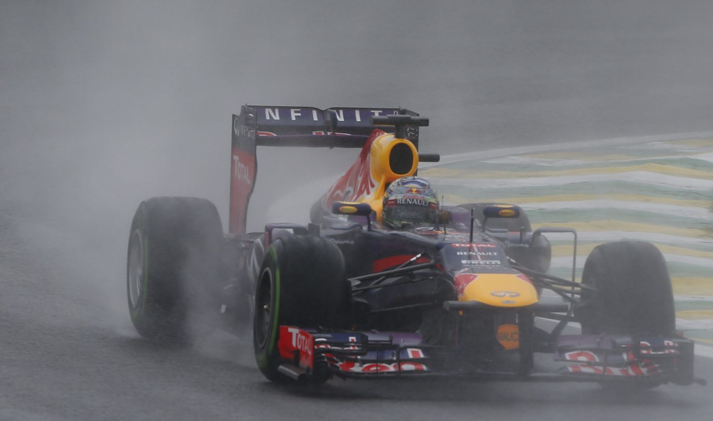 Sebastian Vettel Brasiilia GP-l