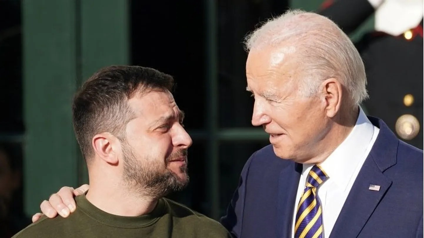 Владимир Зеленский и Джо Байден