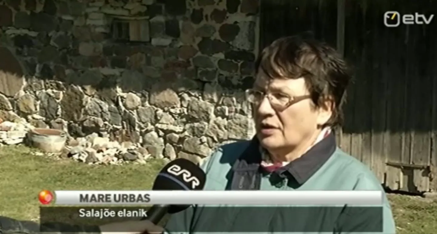 Salajõe elanik Mare Urbas.