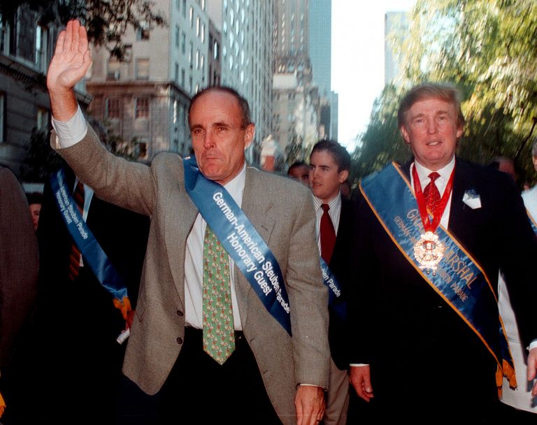 Giuliani ja Trump 1999. aastal.