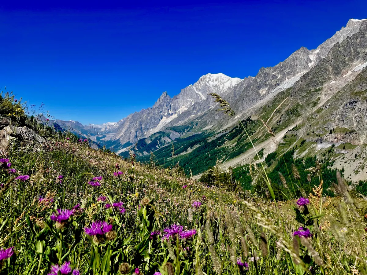 Matkad tunde ja tunde, aga Mont Blanc vaatab endiselt üle Alpi aasa.