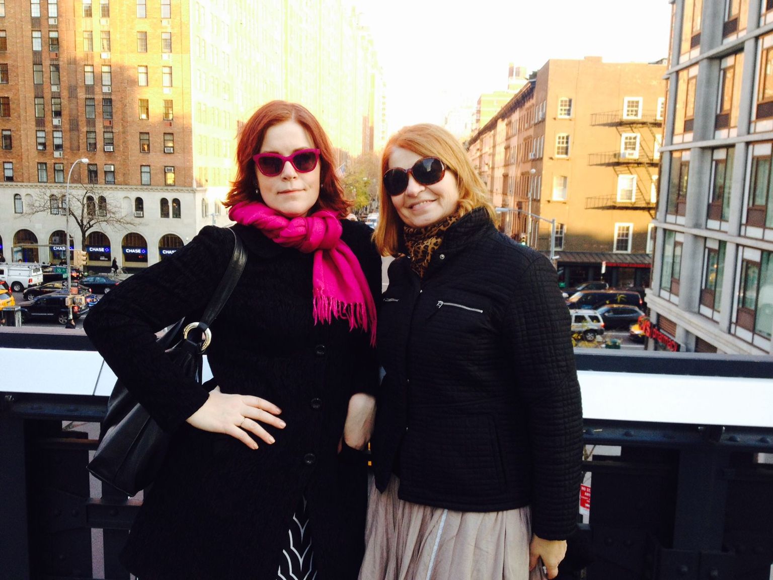 Sirje Eesmaa ja Annely Adermann New Yorgis