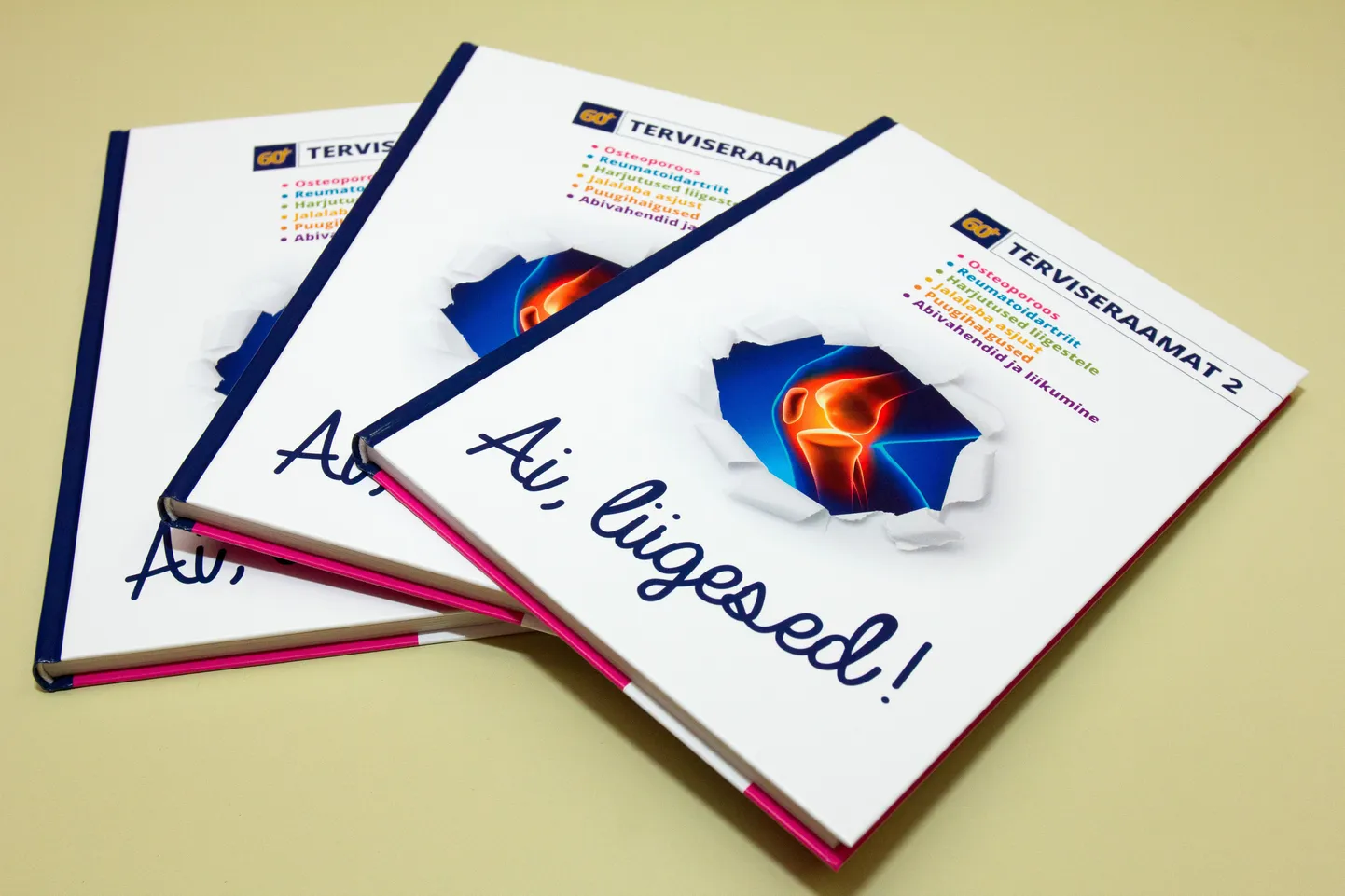 60+ terviseraamat 2 «Ai,liigesed!». Pilt on illustratiivne.