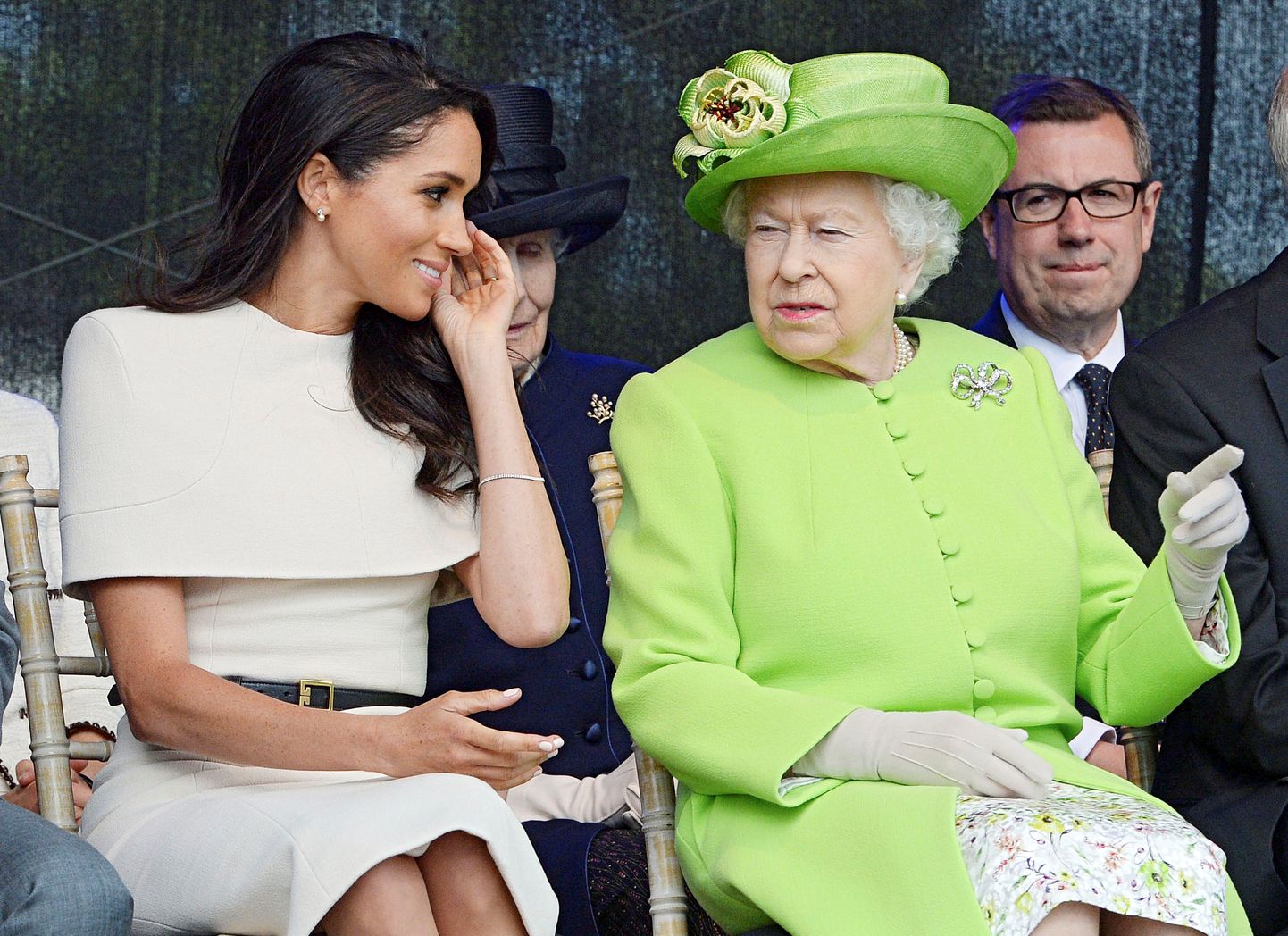 Kuninganna ja Sussexi hertsoginna juunis 2018.