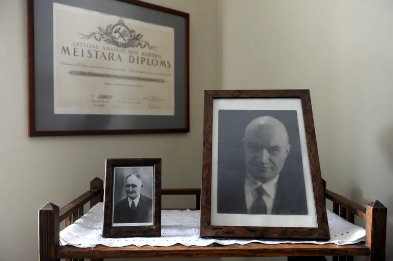 В мемориальном музее-квартире Александра Чака в Риге