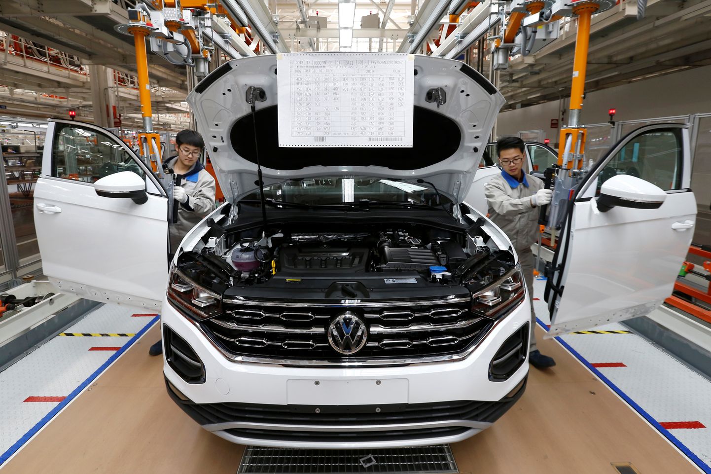 Volkswageni tehas Hiinas.