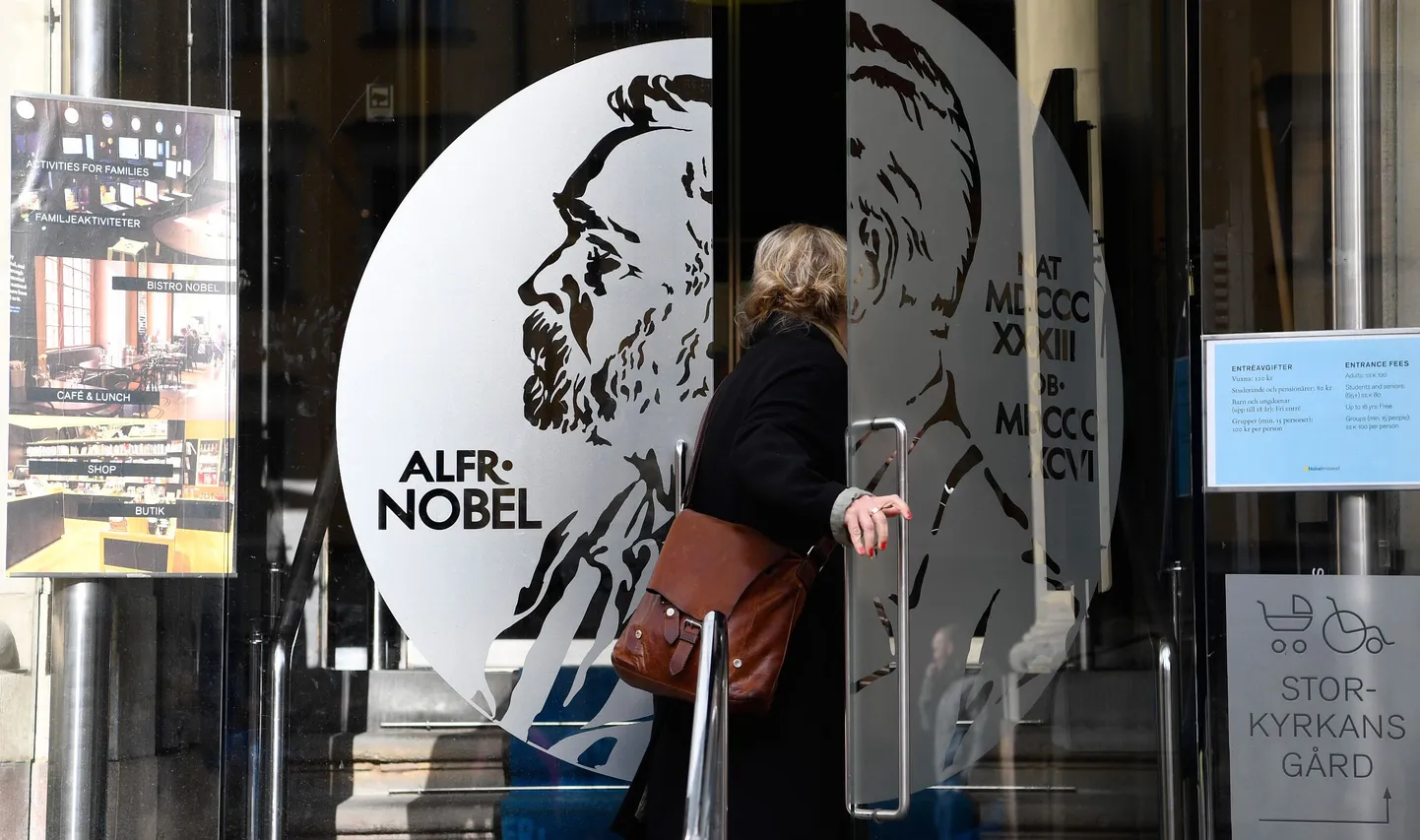 Alfred Nobeli muuseum Rootsi Akadeemia majas.
