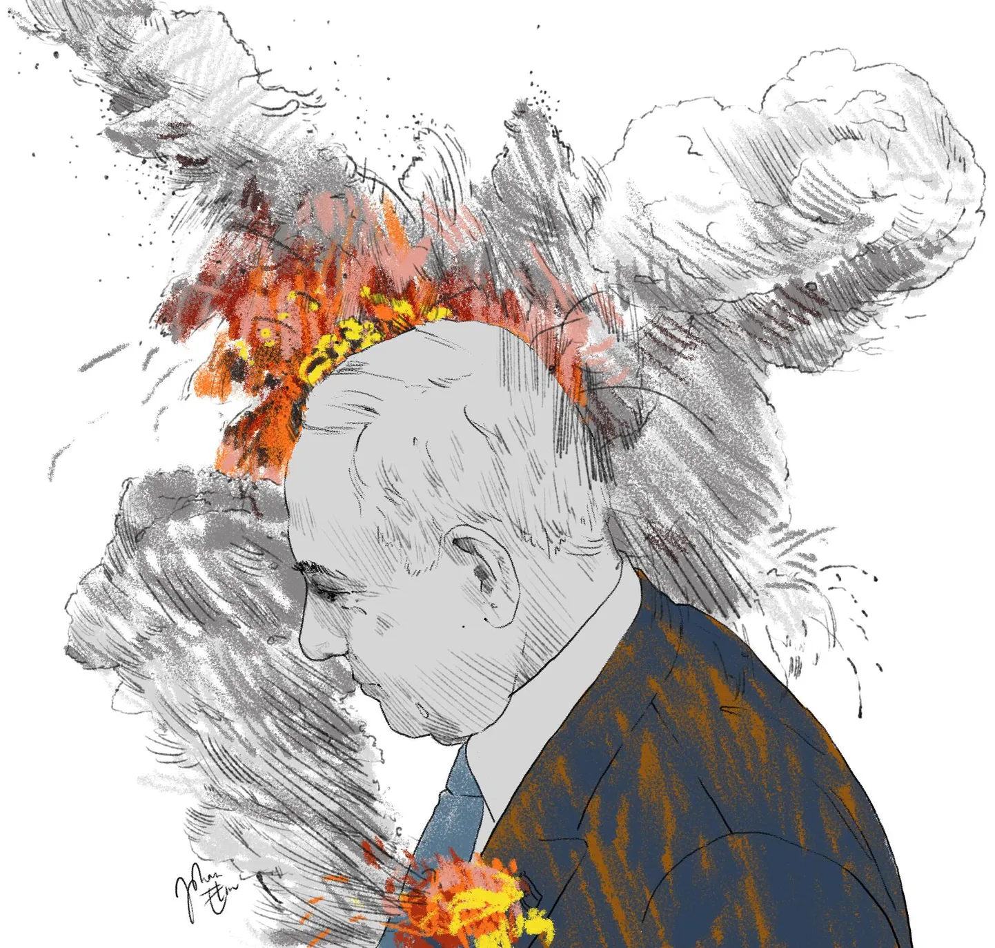 Benjamin Netanyahu.