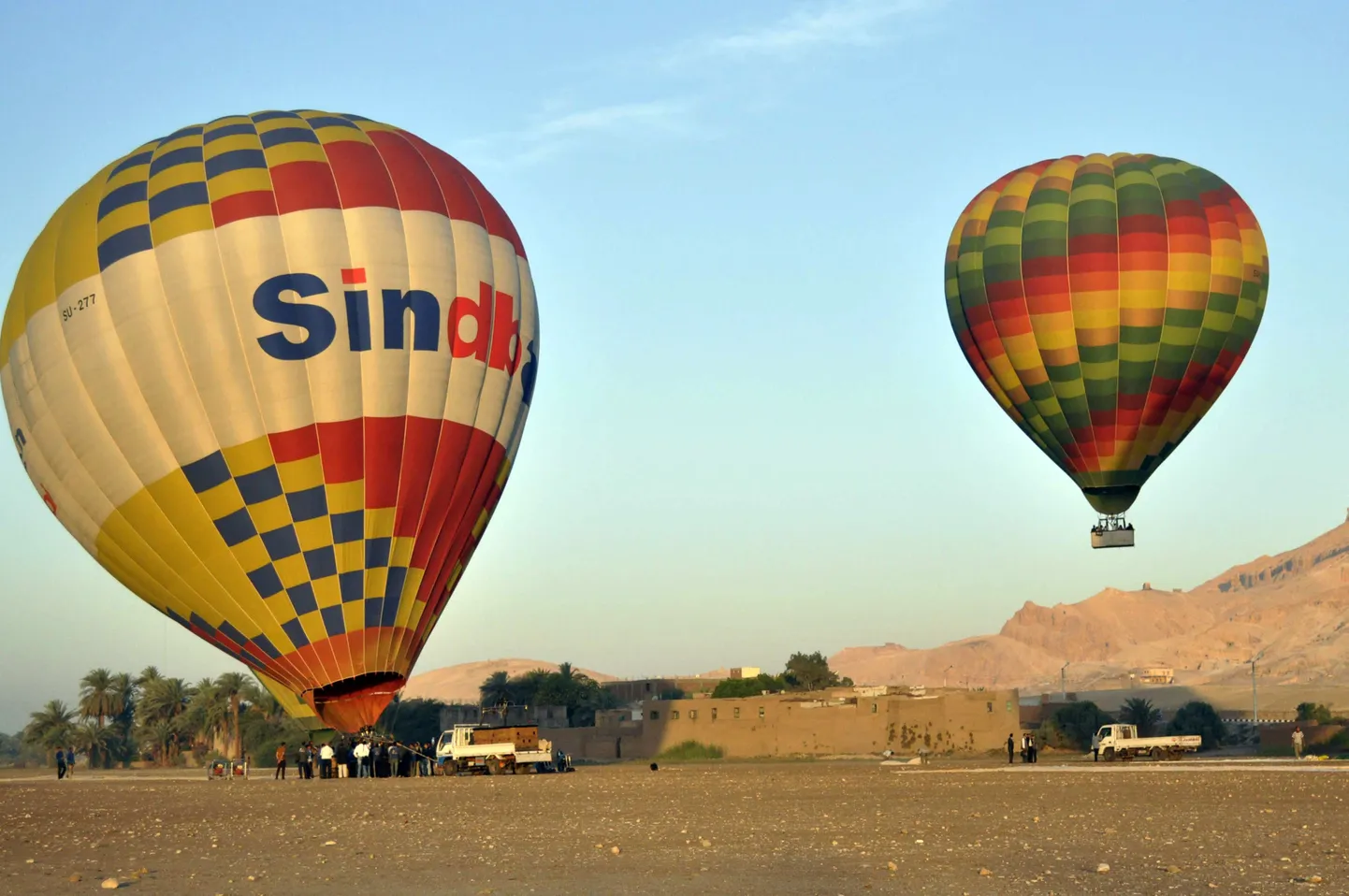 В Турции столкнулись два воздушных шара с туристами.
