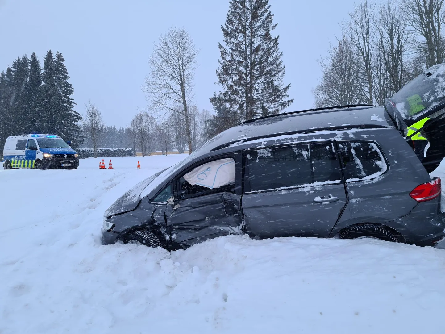 Teisipäeva hommikul Tabiveres juhtunud avarii.