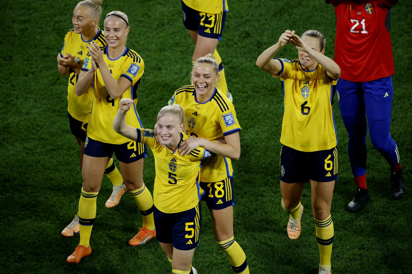 Rootsi naiste jalgpallikoondis.