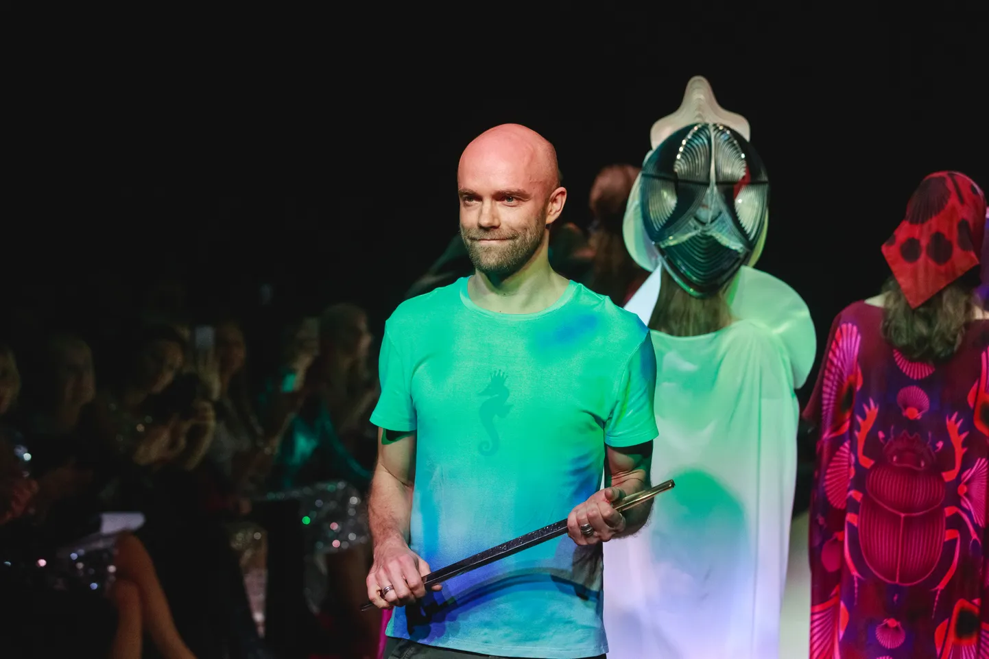 Tallinn Fashion Week.
Kuldnõel 2019 moe- ja ehtedisainer Tanel Veenre.