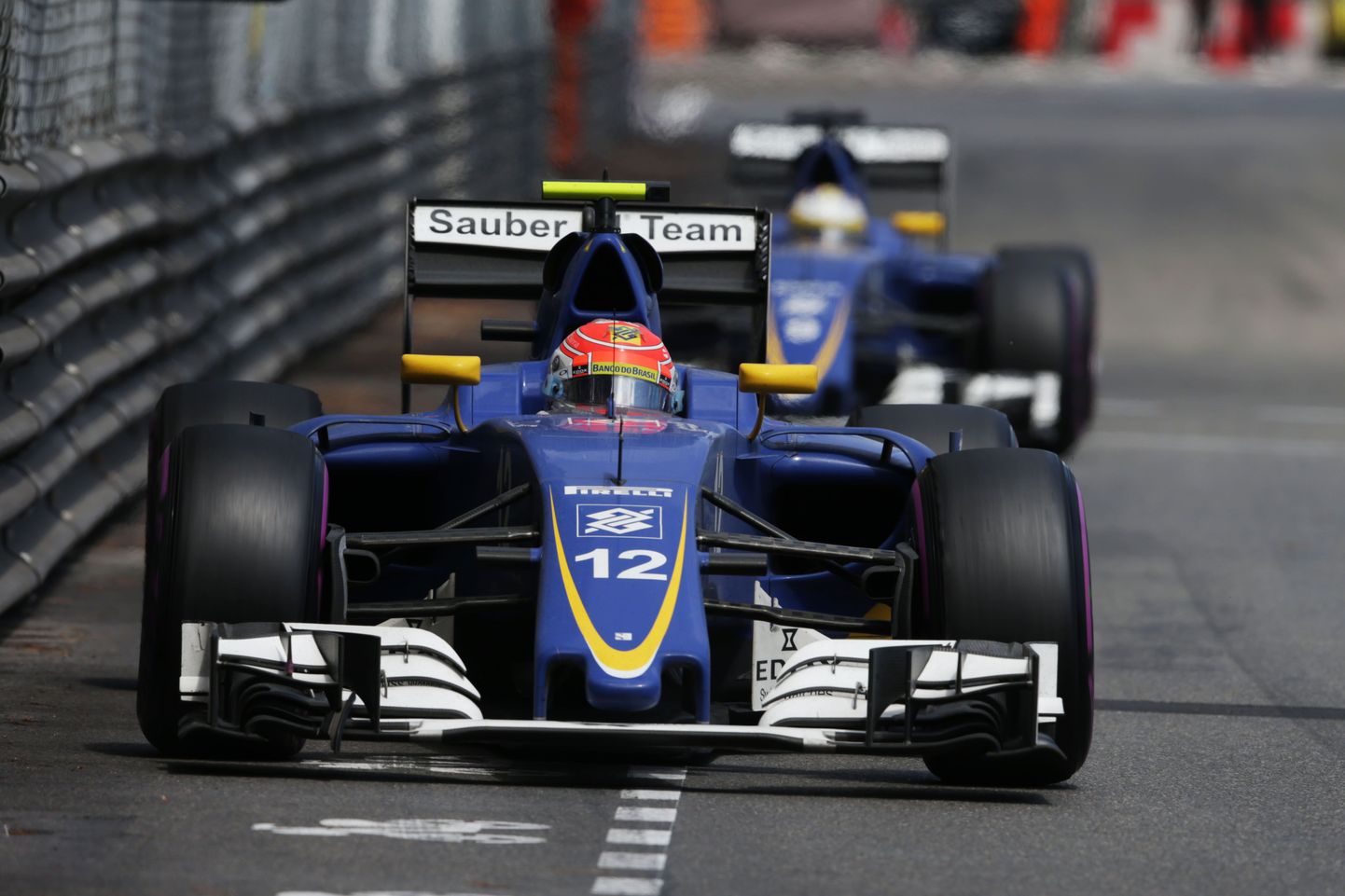 Felipe Nasr ja Marcus Ericsson Monaco GP-l.