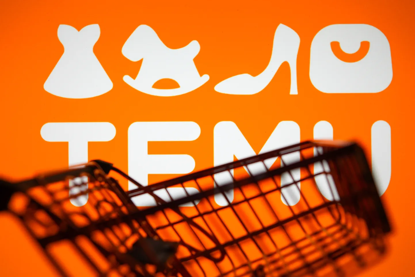 Логотип торговой площадки Temu.