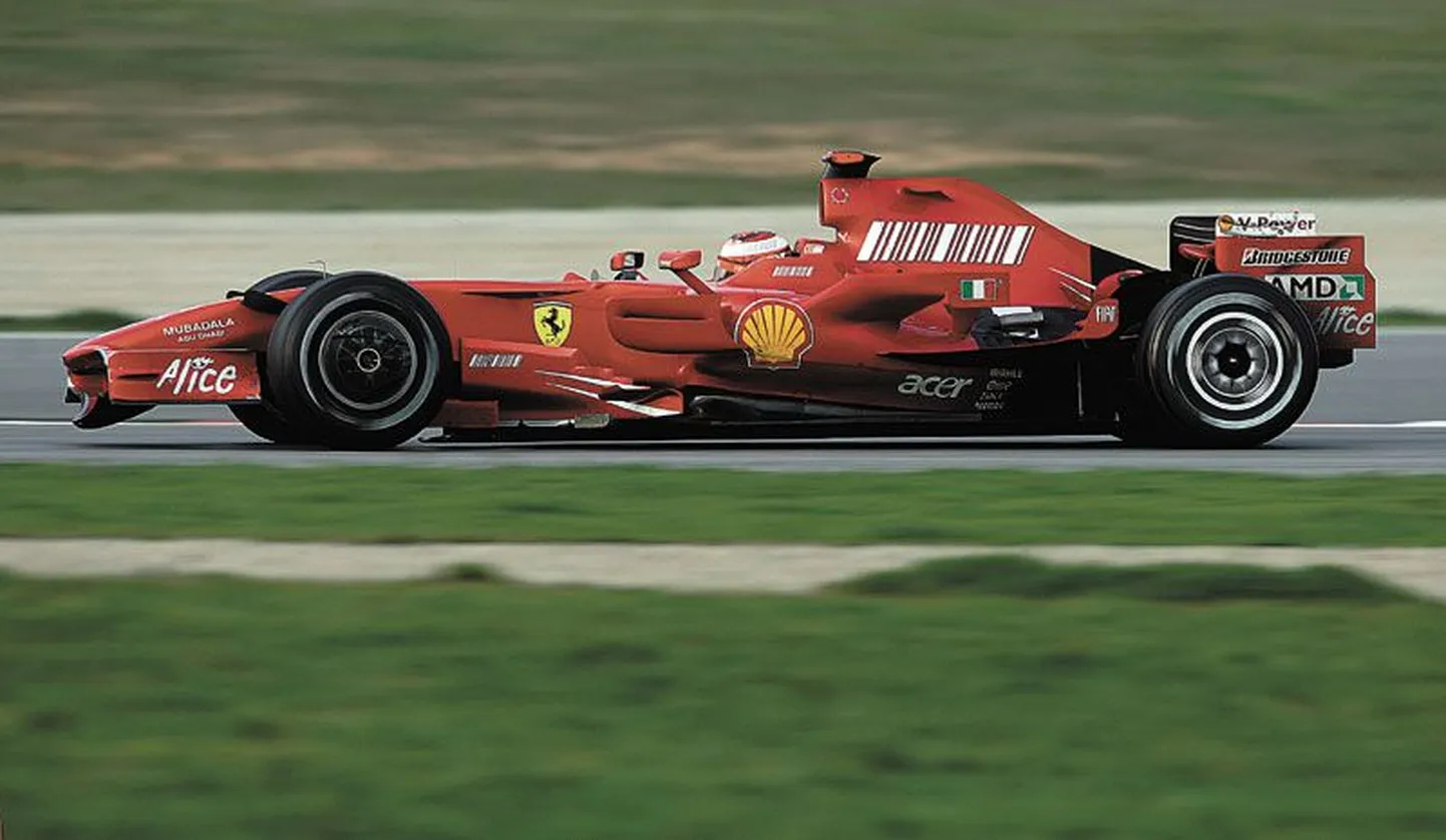 Ferrari vormel-1 auto.