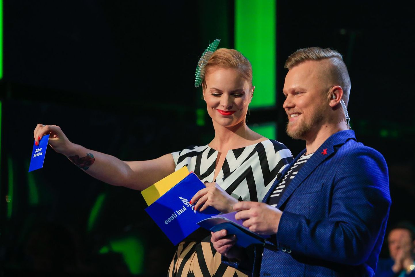 Eesti Laul 2015, esimene poolfinaal, otsesaade. Heöen Sürje ja Indrek Vaheoja