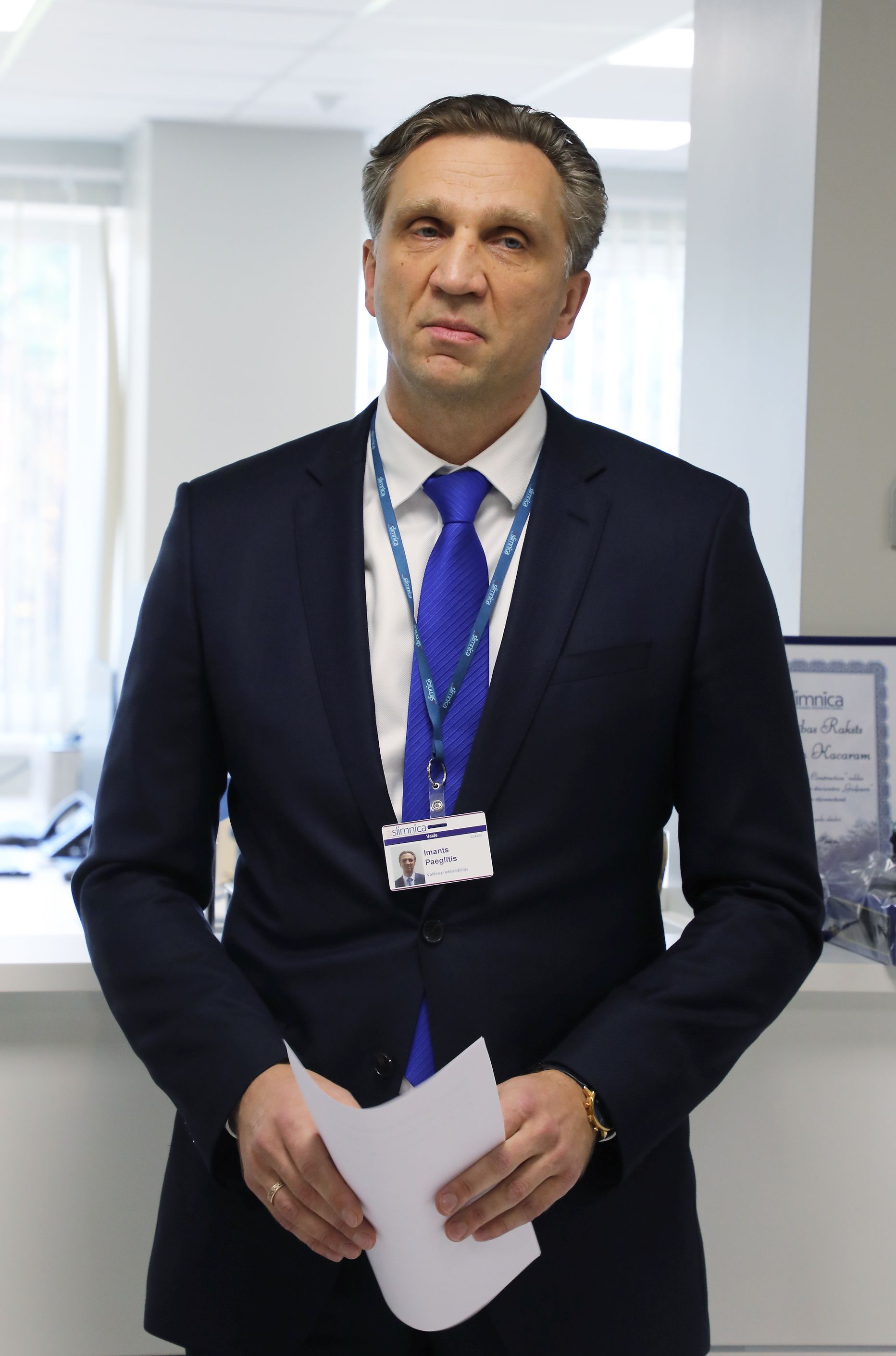 Rīgas Austrumu klīniskās universitātes slimnīcas valdes priekšsēdētājs Imants Paeglītis.