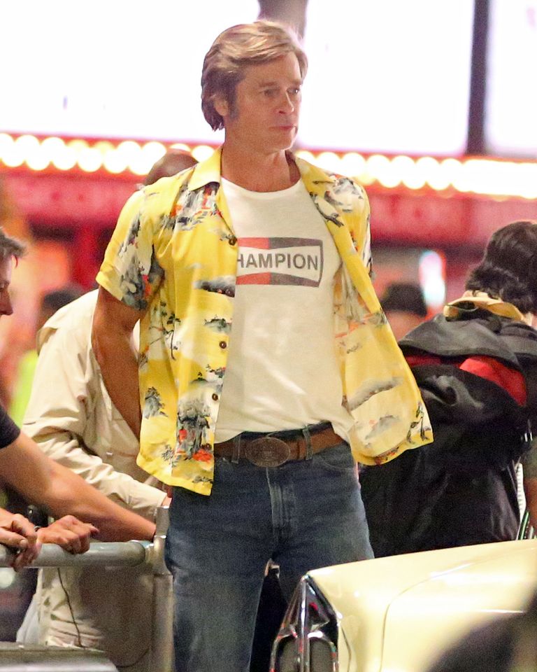 Brad Pitt uue filmi «Once Upon a Time in Hollywood» võttel