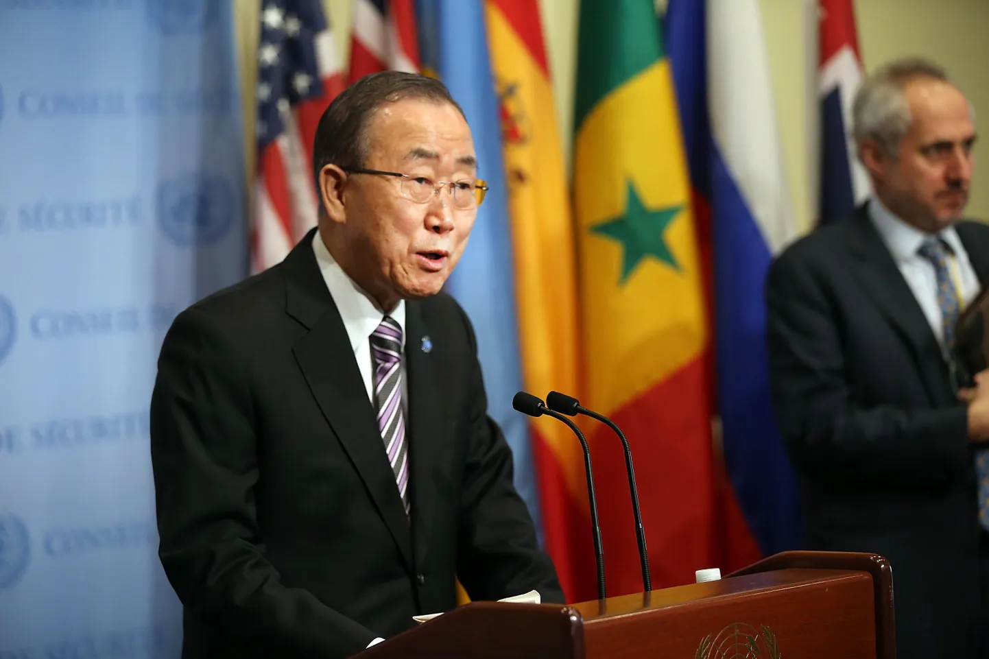 ÜRO peasekretär Ban Ki-moon.