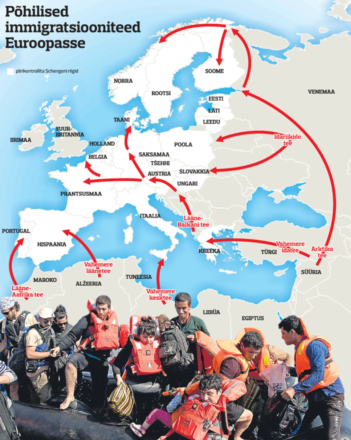 Pagulaste teekond Euroopasse