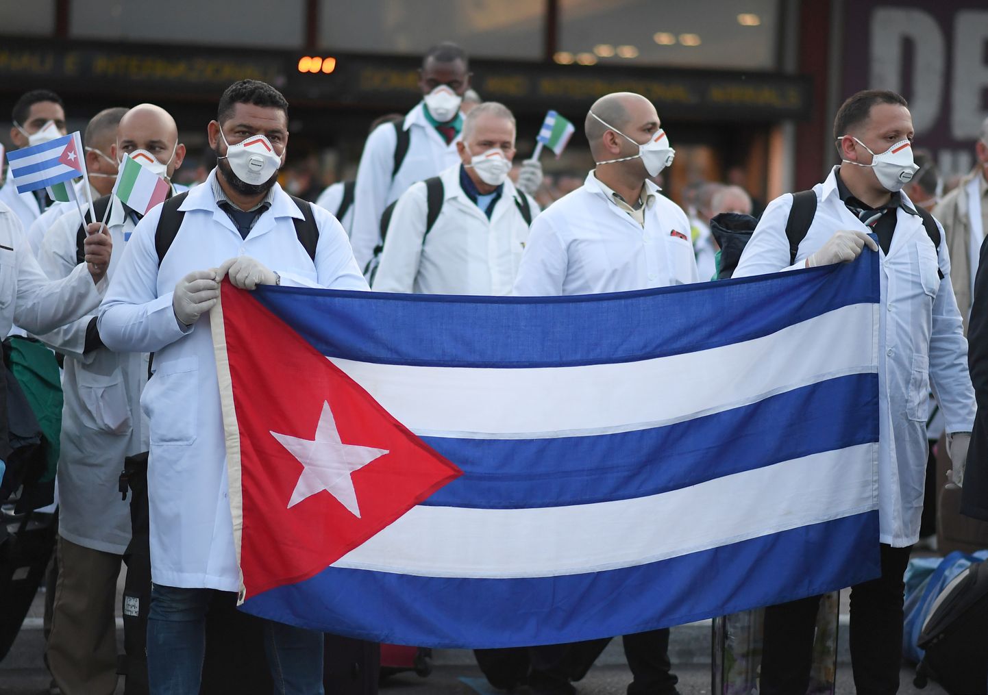 Кубинские врачи в Италии