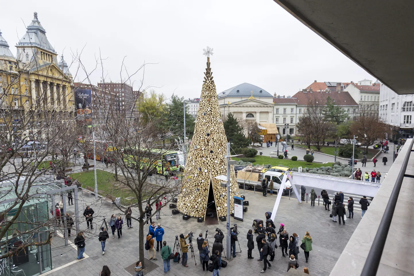 Budapesti jõulupuu.