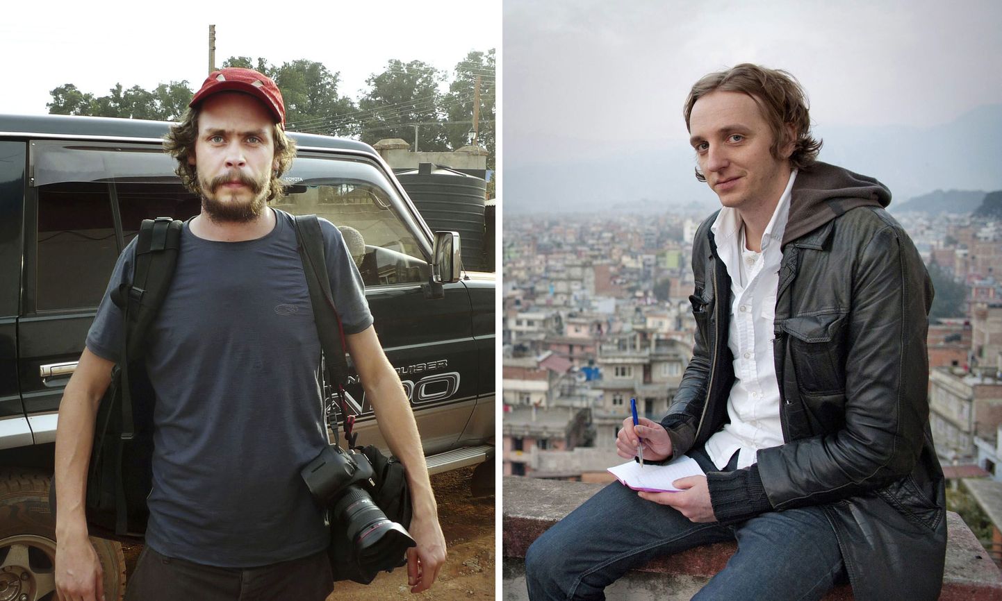 Mullu Etioopias vahistatud Rootsi ajakirjanikud Johan Persson (vasakul) ja Martin Schibbye.